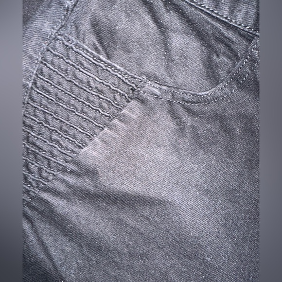 Zara Mom Fit Biker Jeans Black size 30 Nwt - Picture 4 of 6